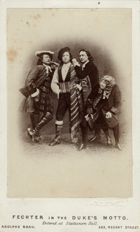 Charles albert fechter in 'the duke's motto' npg ax11955