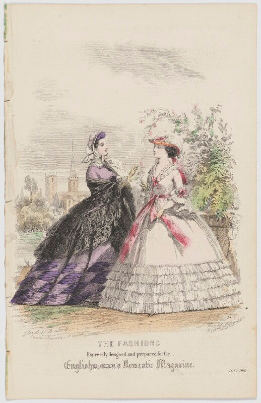 'the fashions'. summer toilet, july 1861 npg d47990