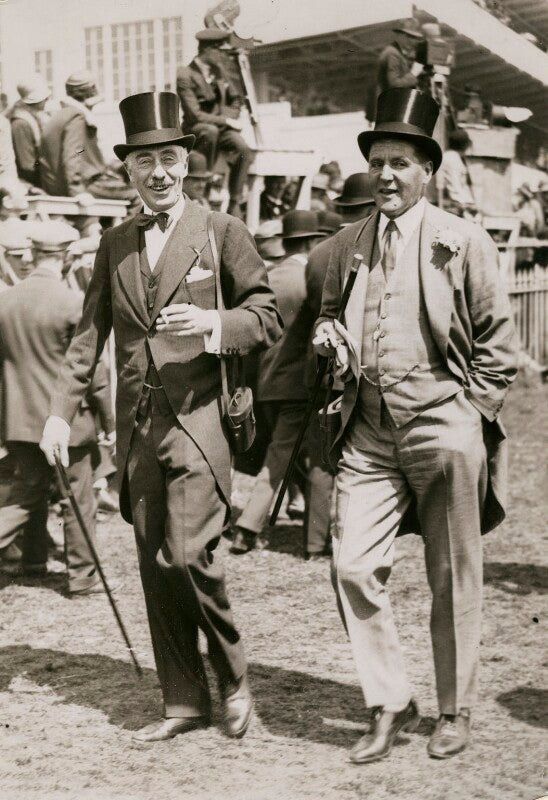 Frederick edwin smith, 1st earl of birkenhead and an unknown man npg x194236