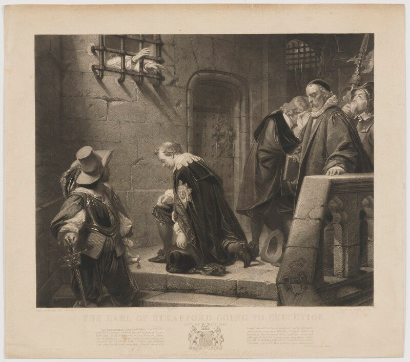 Thomas wentworth, 1st earl of strafford going to execution npg d42072