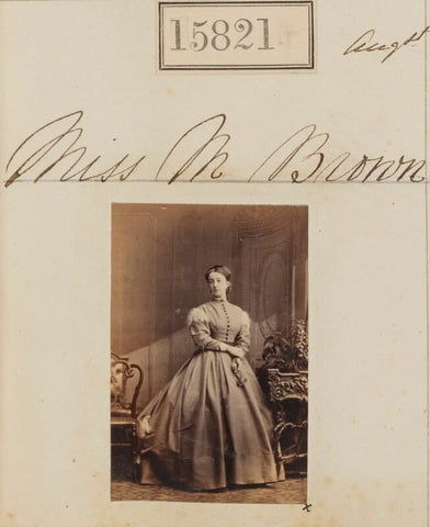 Miss M. Brown NPG Ax63751