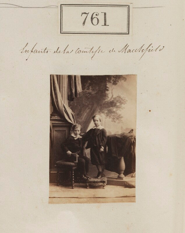 Sons of thomas augustus wolstenholme parker, 6th earl of macclesfield (hon. master parker; hon. master parker) npg ax50385