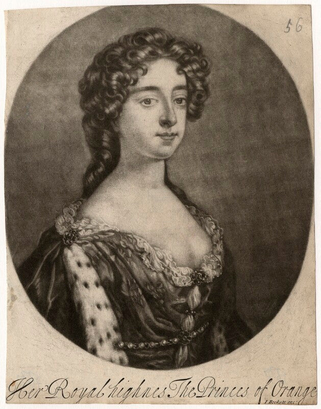 Queen mary ii when princess of orange npg d7762