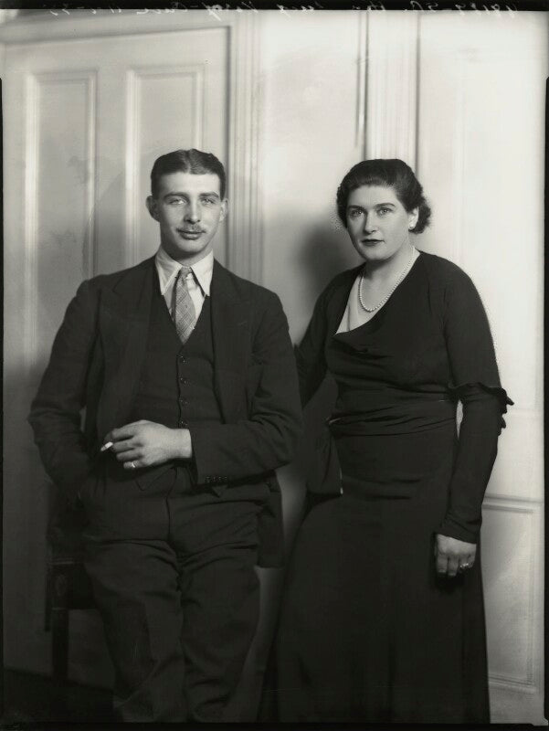 Lucien leslie falkiner; hon. lucy agnes vera falkiner (née verney cave) npg x151273