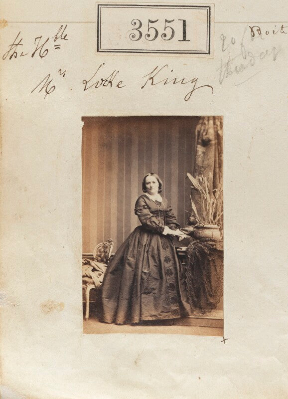 Hon. louisa elizabeth locke king (née hoare) npg ax52947