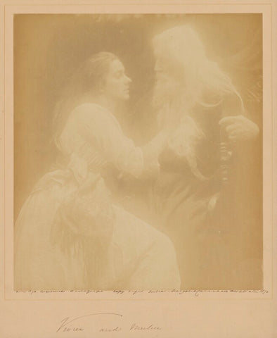'Vivien and Merlin' (Agnes Mangles (Lady Chapman); Charles Hay Cameron) NPG x18028