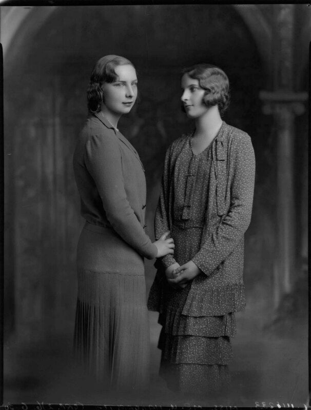 Ursula edith de marie harrison (née haggerston); monica winifred de marie hudson (née haggerston) npg x70432