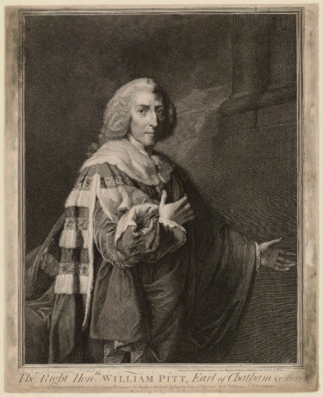 William pitt, 1st earl of chatham npg d32905
