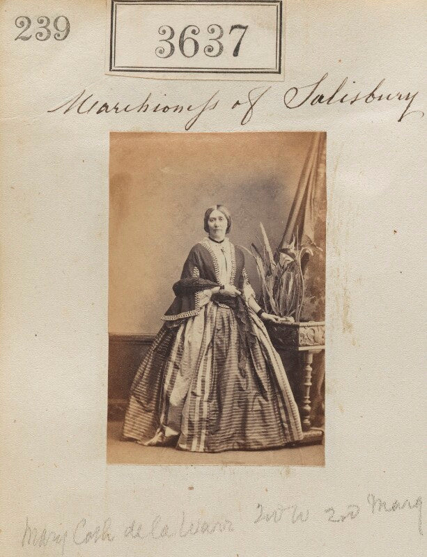 Mary catherine (née sackville west), marchioness of salisbury (later countess of derby) npg ax53033