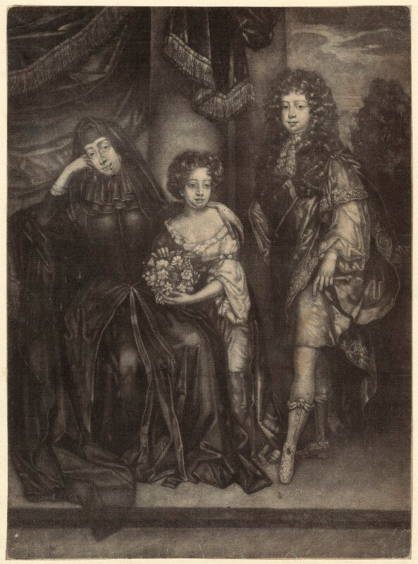 Elizabeth, countess of essex and her children npg d30528