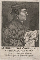 Ulrich Zwingli (Huldrych Zwingli or Ulricus Zuinglius) NPG D48085