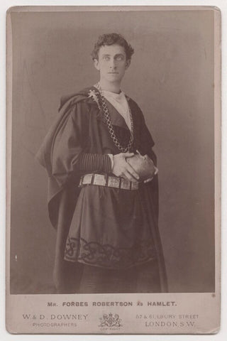 Sir Johnston Forbes-Robertson as Hamlet in 'Hamlet' NPG x196973