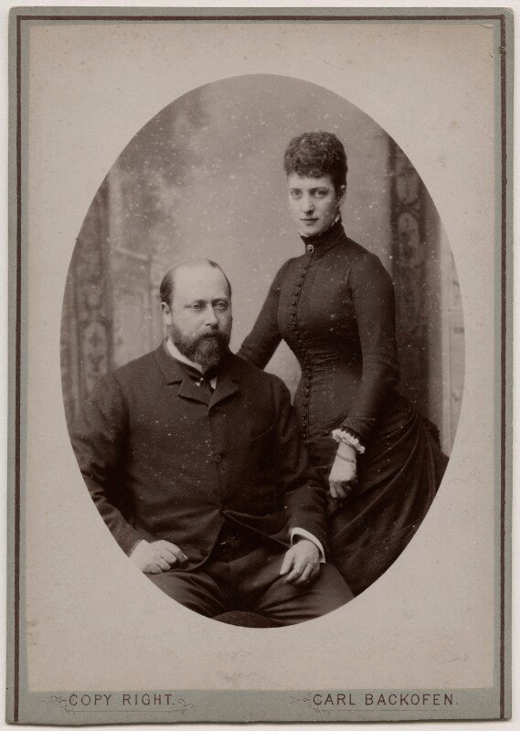 King edward vii; queen alexandra npg ax197508