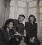 Pauline Growse; Bob Roberts; Sarah Churchill NPG Ax39591