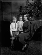Frieda Napier (née Lewis, later Mason) with her sons, probably Ian Frederick Malcolm Napier and Andrew Patrick Forbes Napier NPG x150946