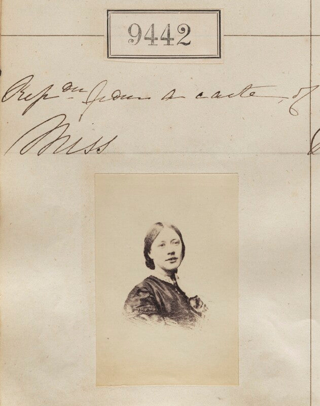 Unknown woman ('reproduction from a carte of miss [...]') npg ax59249