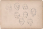 Eight unknown sitters NPG D23313(27)