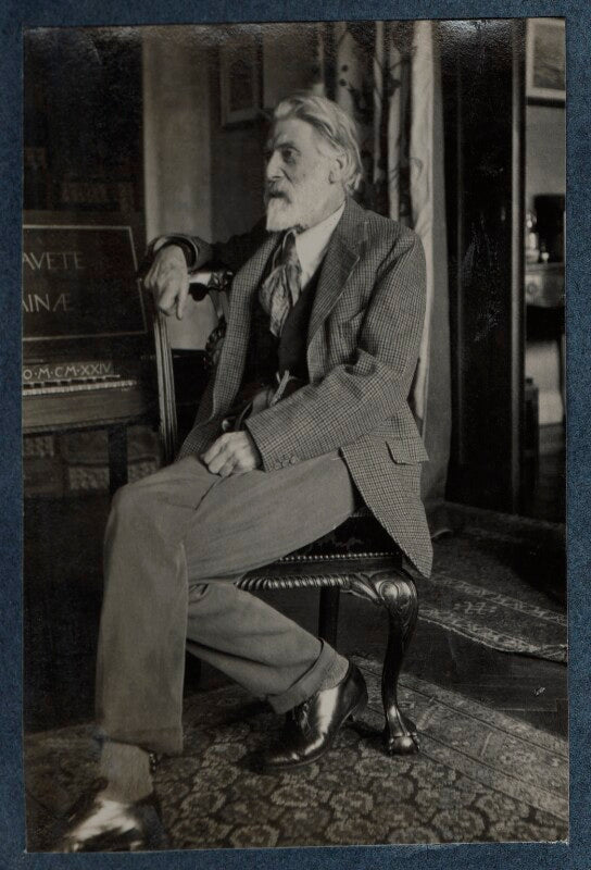 'the poet laureate' (robert bridges) npg ax142022