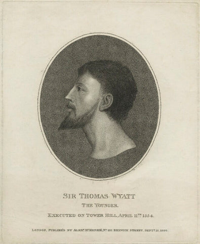 Sir Thomas Wyatt ('the Younger') NPG D24975