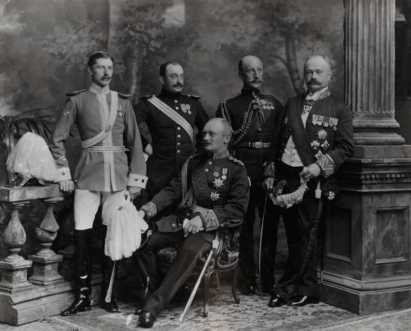 Group including frederick augustus iii, king of saxony and sir francis howard npg ax36422