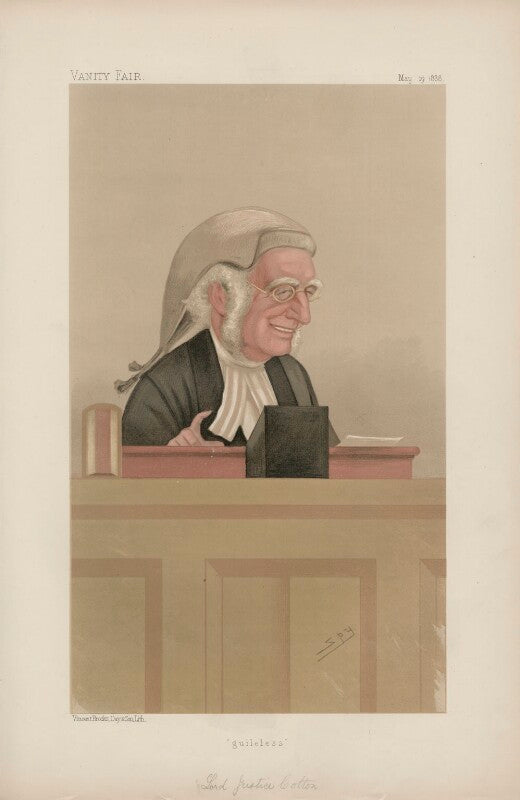 Sir henry cotton ('judges. no. 22.') npg d44386