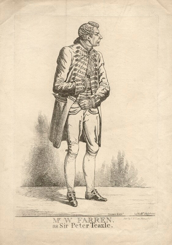 William farren ('mr william farren as sir peter teazle') npg d2327