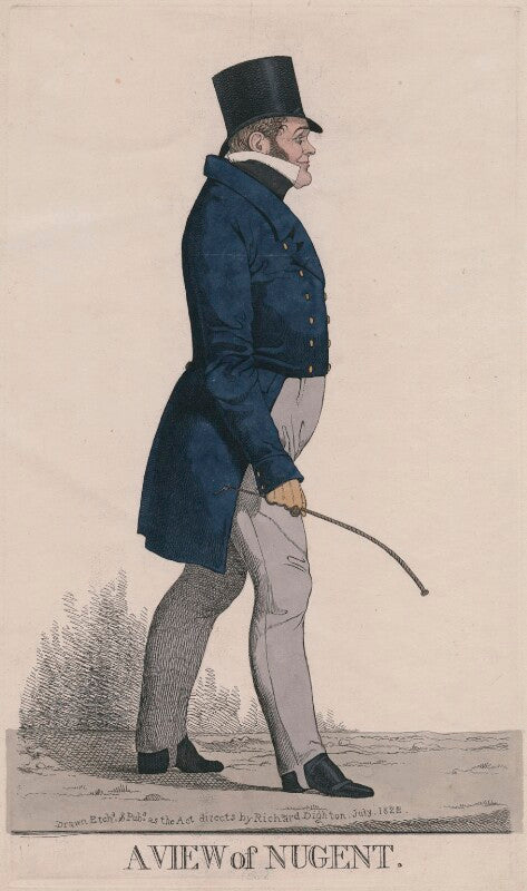 'a view of nugent' (george nugent grenville, baron nugent) npg d13393