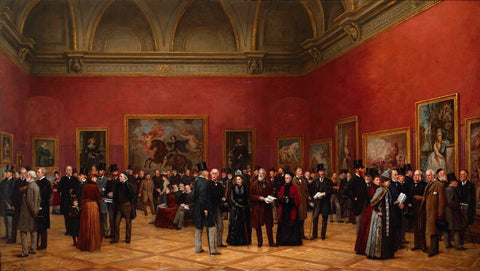 Private View of the Old Masters Exhibition, Royal Academy, 1888 NPG 1833