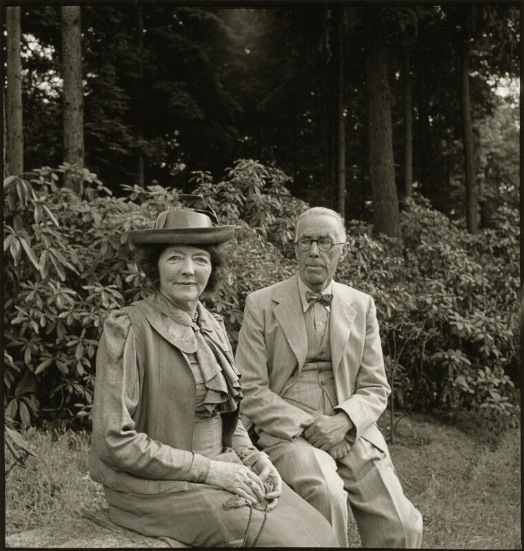 (george) warwick deeping; maude phyllis deeping (née merrill) npg x128506