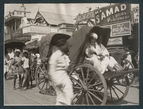 'Street scene, Madras' NPG Ax143697