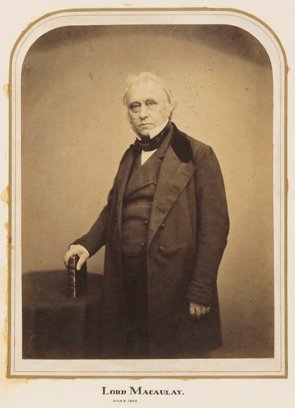 Thomas babington macaulay, baron macaulay npg ax7275