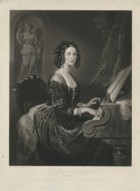 Susan euphemia douglas hamilton (née beckford), duchess of hamilton npg d35287