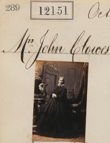 Mrs John Clowes NPG Ax61823
