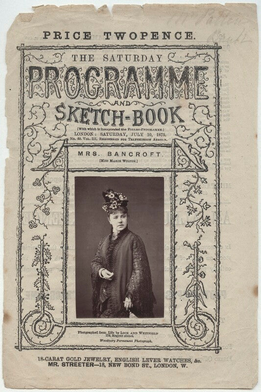 Marie effie (née wilton), lady bancroft npg x132951