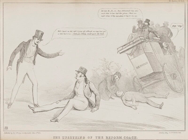 The upsetting of the reform coach npg d41259