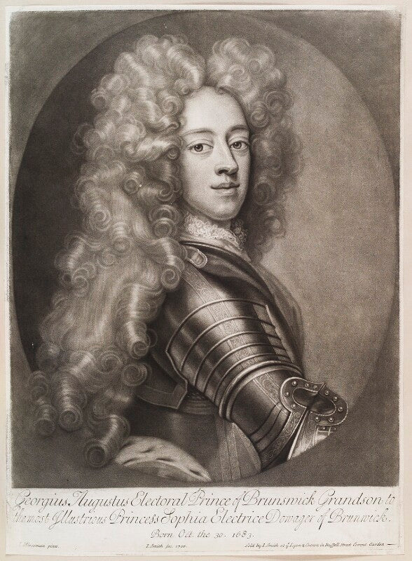 King george ii when prince of hanover npg d11635