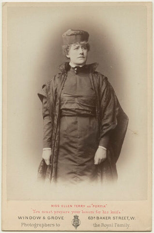 Ellen Terry as Portia in 'The Merchant of Venice' NPG x16988