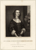 possibly Isabella Compton (née Sackville), Countess of Northampton, formerly known as Anne, Countess of Pembroke (Lady Anne Clifford) NPG D28108