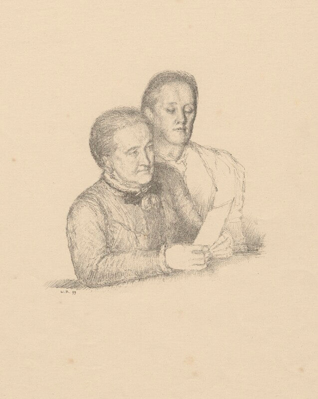 The misses gaskell (margaret emily gaskell; julia bradford gaskell) npg d20891