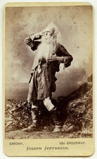 Joseph Jefferson as Rip van Winkle in 'Rip van Winkle' NPG Ax18185