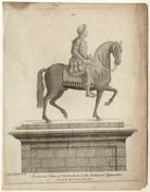 Statue of King Charles II in the Parliament Square, Edinburgh NPG D32344