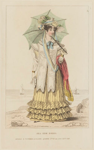 'Sea Side Dress', October 1826 NPG D47581