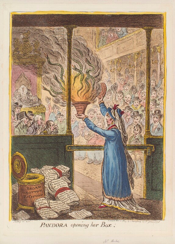 'pandora opening her box' npg d12917