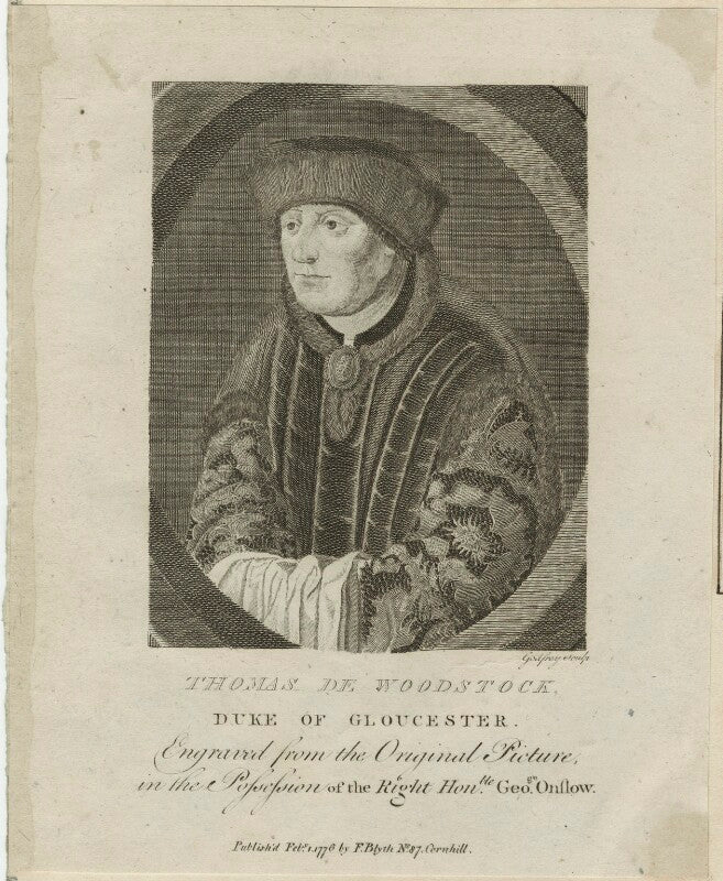 Thomas of woodstock, duke of gloucester npg d23918