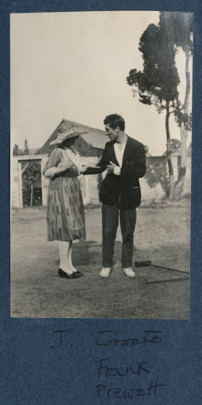 Julian vinogradoff (née morrell); frank james prewett npg ax141210