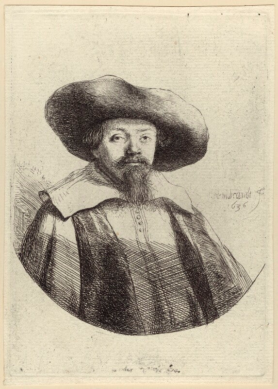 Unknown man, formerly known as menasseh ben israel npg d29239