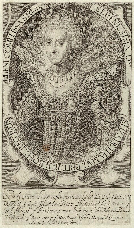 Princess elizabeth, queen of bohemia and electress palatine npg d25743