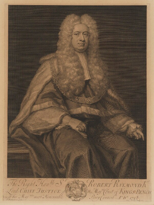 Sir robert raymond, 1st baron raymond npg d39224