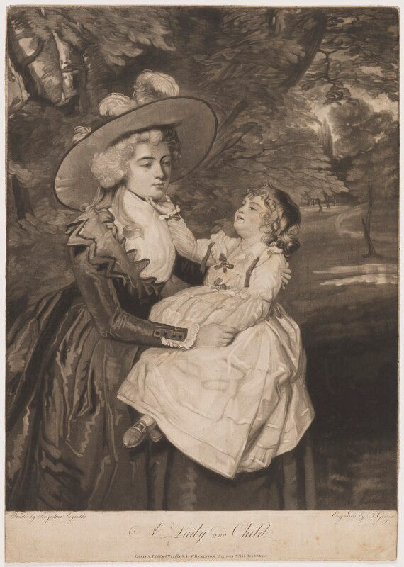 Mrs seaforth ('a lady and child') npg d40624