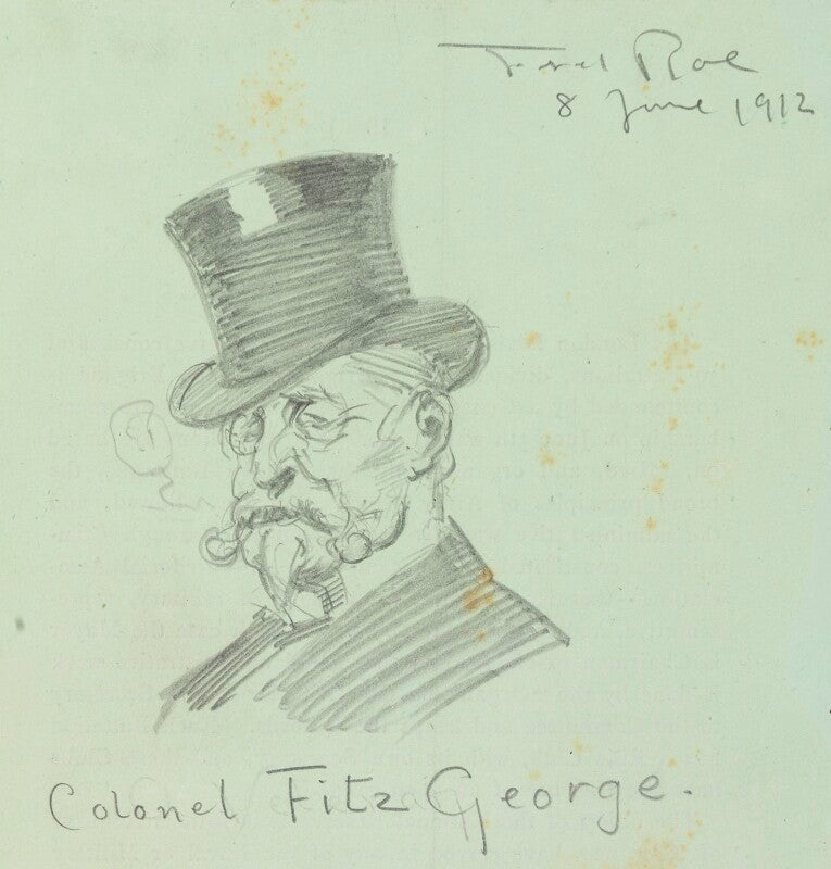 Sir augustus charles frederick fitzgeorge ('colonel fitzgeorge') npg d43104